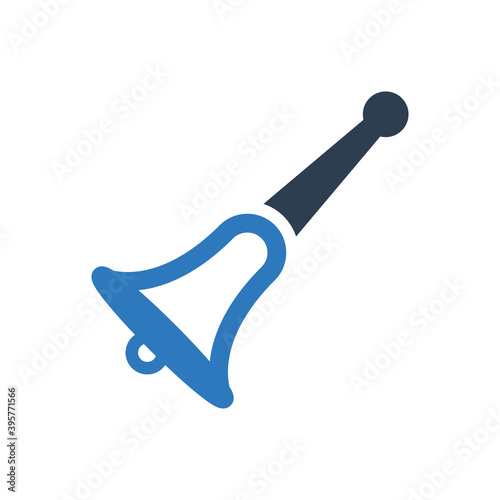 hand bell icon - ring bell icon - jingle bell icon