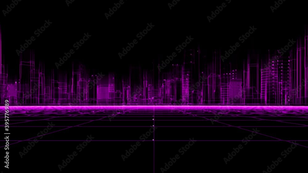 Motion architectural drawing in smart city concept. 3d rendering of abstract wireframe building with black background. Motion architectural drawing in smart city concept. 3d rendering of abstract wireframe building with black background.