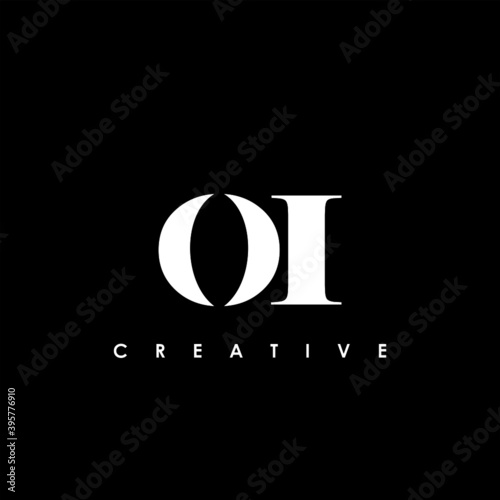 OI Letter Initial Logo Design Template Vector Illustration