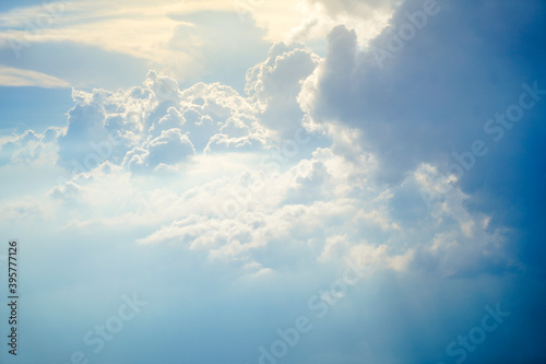 Beautiful cloud with a nice blue sky