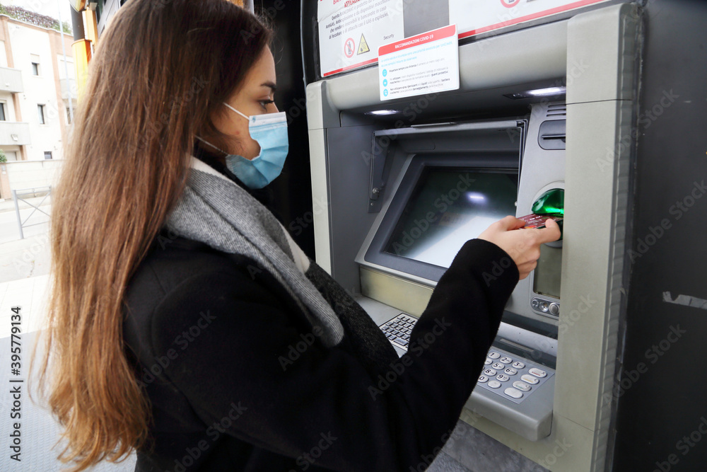 mascherina bancomat mascherina bancomat