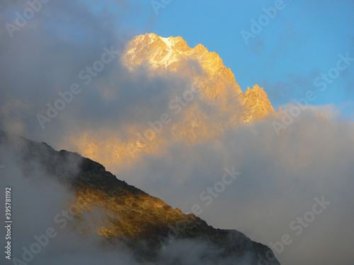 aiguille du chardonnet,argentiere,chamonix,haute savoie,france photo