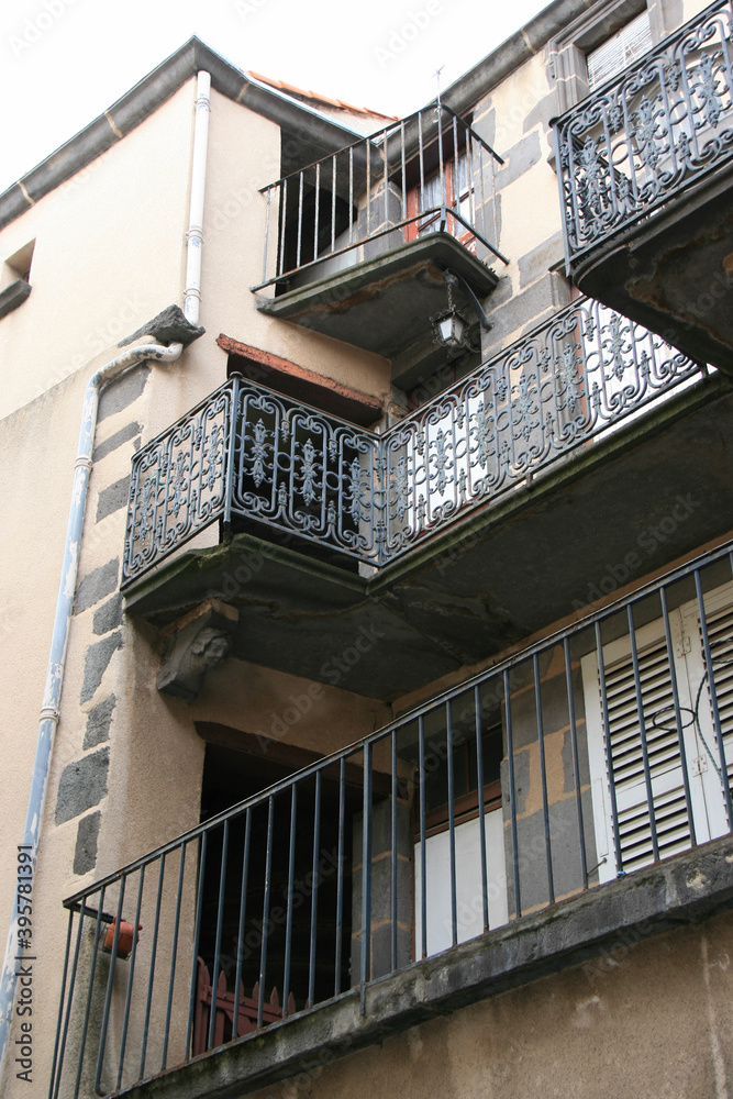residential building in clermont-ferrand in auvergne (france) residential building in clermont-ferrand in auvergne (france)