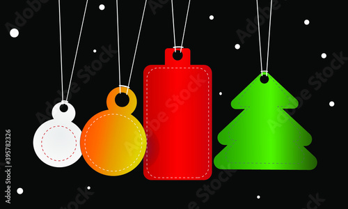 Price tags vector collection. Ribbon sale banners isolated. New collection offers.
