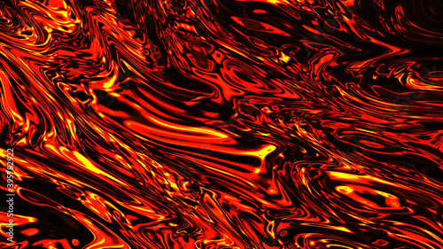 Fotografie, Obraz Abstract inferno hot lava magma