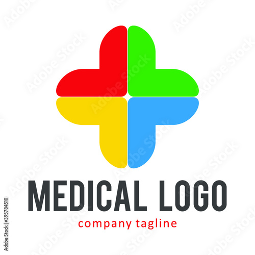 Medical Pharmacy logo icon symbol design template