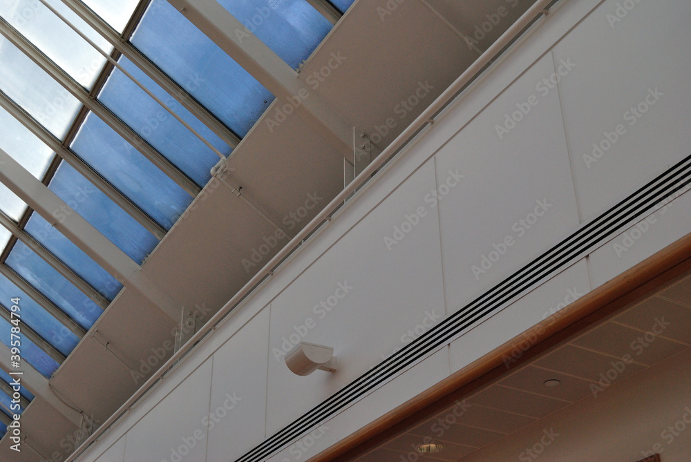 Fototapeta premium Interior Detail of Shopping Mall Roof 