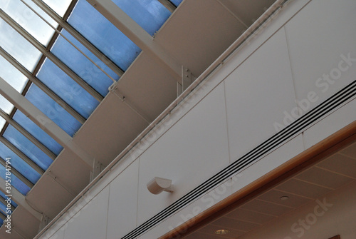 Interior Detail of Shopping Mall Roof 