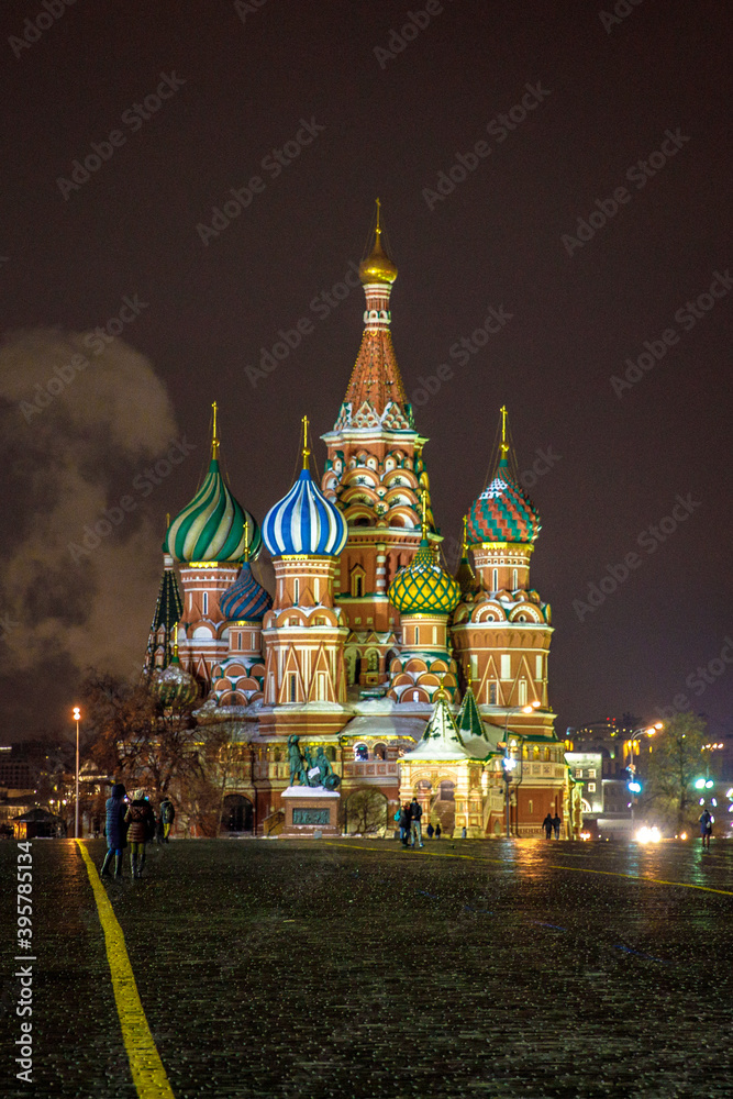 St Basil Cathedral on the Red Square, Moscow, Russia