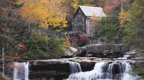 Babcock State Park, West Virginia, USA at Glade Creek Grist Mill photo