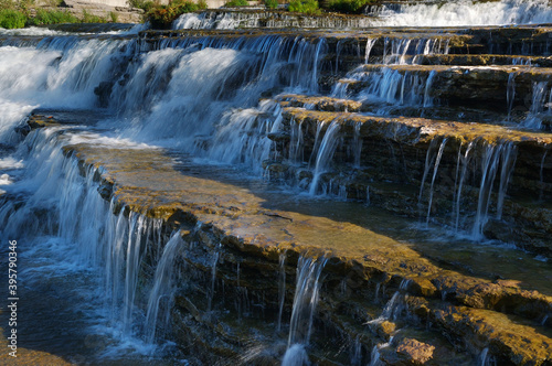 Trent river Healey Falls Ontario ledge waterfalls