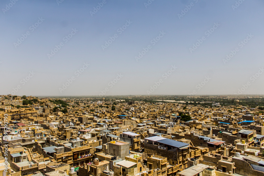 Various views of the Jaiselmer fort form the city