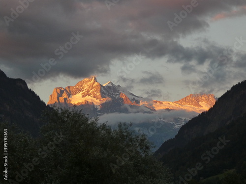 Sunset in the mountains