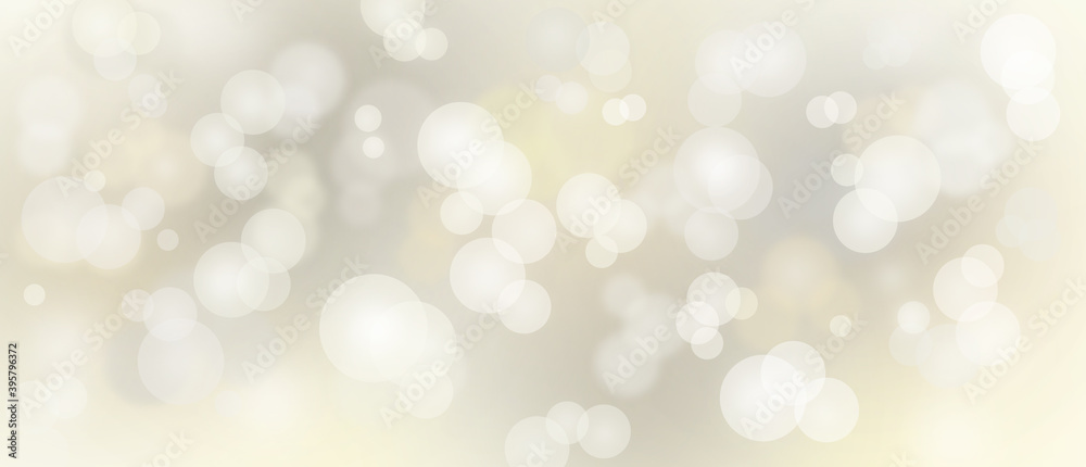 Abstract bokeh lights with soft light background illustration.Background bokeh lights as a panorama.