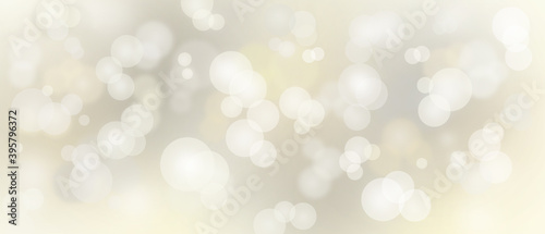 Abstract bokeh lights with soft light background illustration.Background bokeh lights as a panorama.