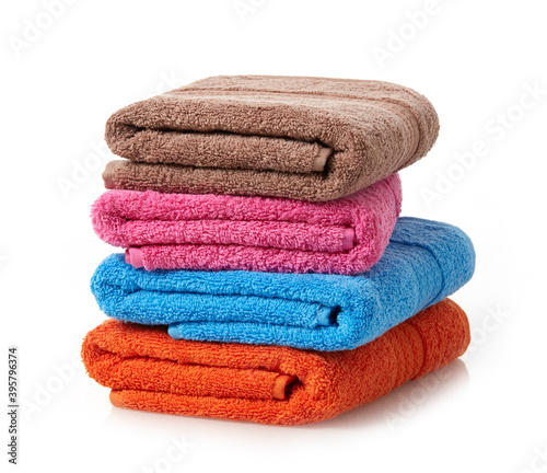 Folded towels stack