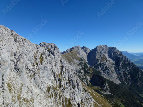 Mountain crossing Hackenkopfe mountains, Tyrol, Austria © BirgitKorber