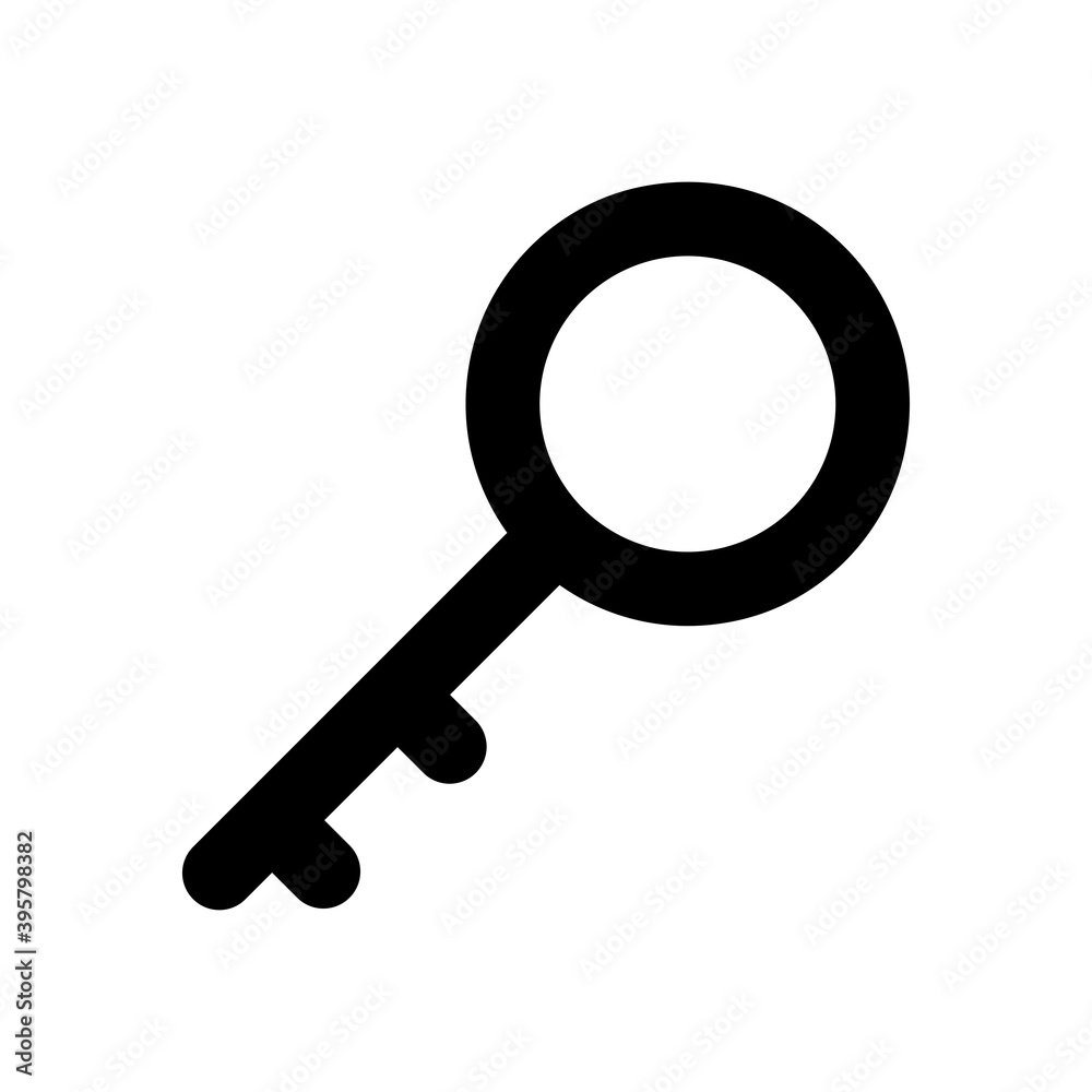 key icon flat vector logo design trendy key icon flat vector logo design trendy