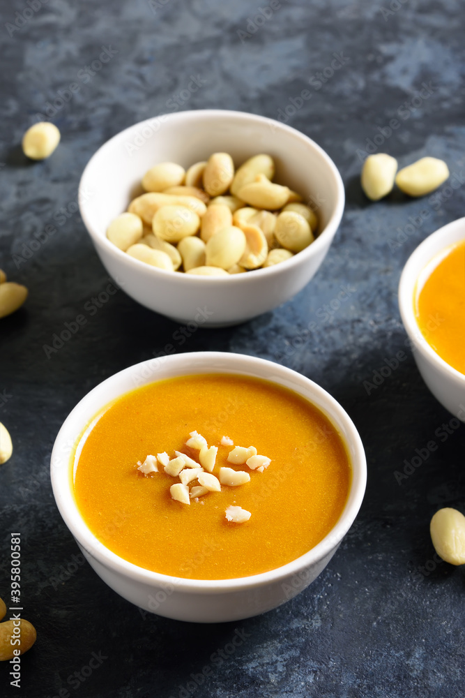 Peanut sauce in bowl