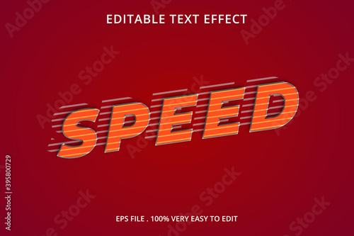 Text effect for cool futuristic effect Premium template