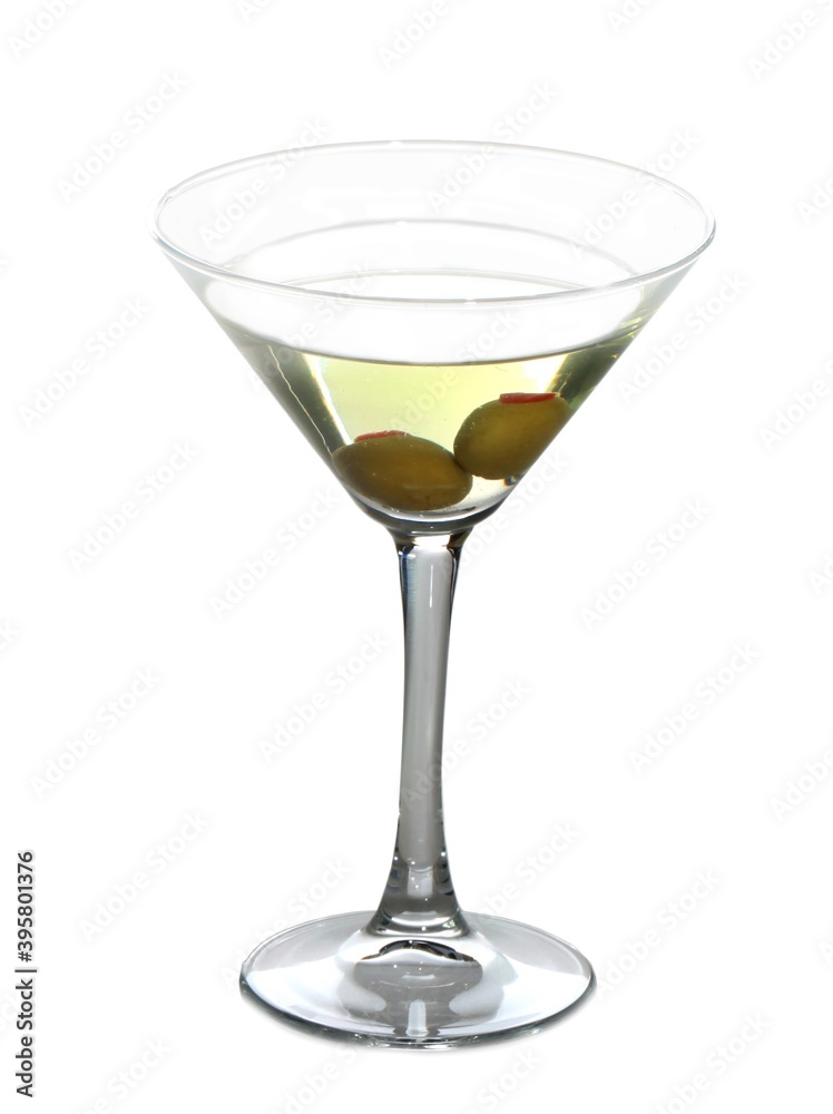 Martini Drink With Olives