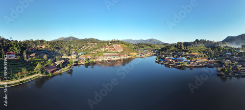 Fototapeta Naklejka Na Ścianę i Meble -  Aerial view panorama of 