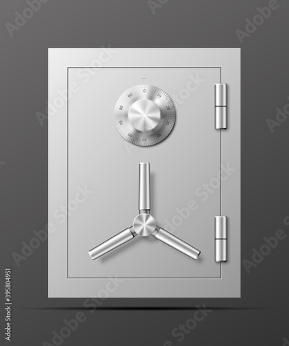 Safe Image. Armored box background. The door of a bank vault with a mechanical combination lock. Reliable Data Protection. Long-term savings. Deposit box icon.Protection of personal information