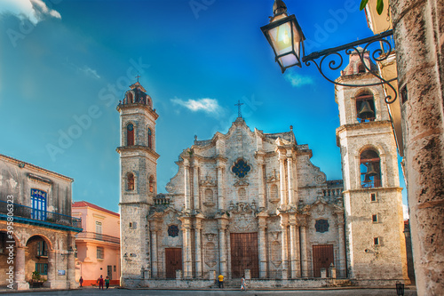 Cathedral of old havana un cuba © javier