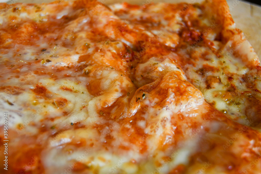Close-up of a sliced pizza Close-up of a sliced pizza