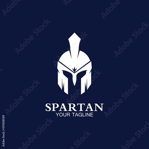 spartan logo icon designs vector