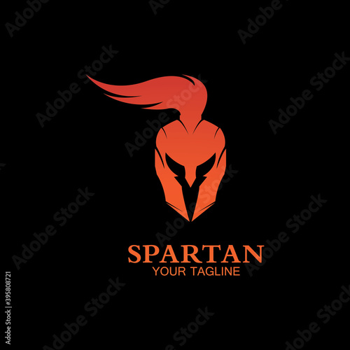 spartan logo icon designs vector