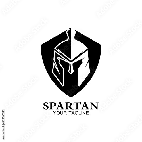 spartan logo icon designs vector