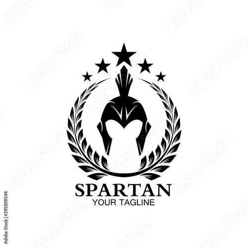 spartan logo icon designs vector