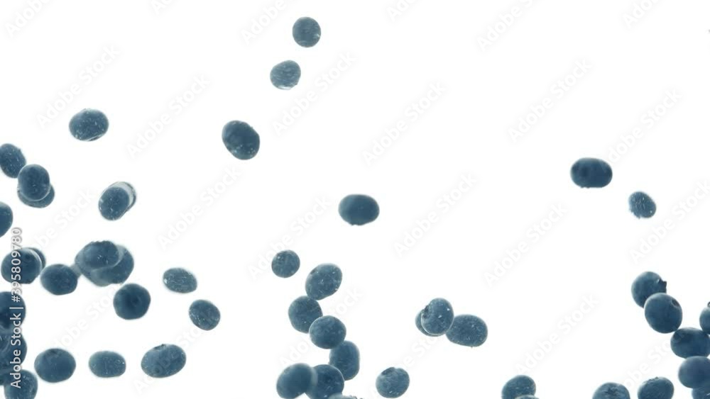 Blueberry fall into water. Blueberry fall into water.