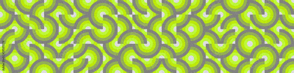 Obraz premium Abstract Geometric Pattern generative computational art illustration