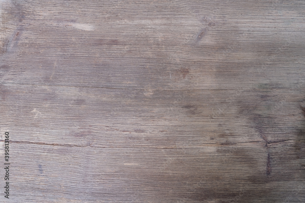 Naklejka premium long panorama beautiful natural texture, wooden old sheet with scratches, furniture, brown background for designer