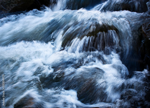 detail in a wild stream