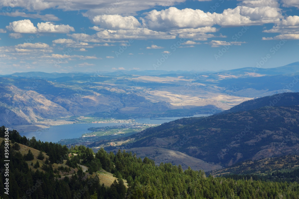View of Osoyoos from Mount Kobau lookout road