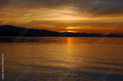Sunset at Qualicum Beach Vancouver Island