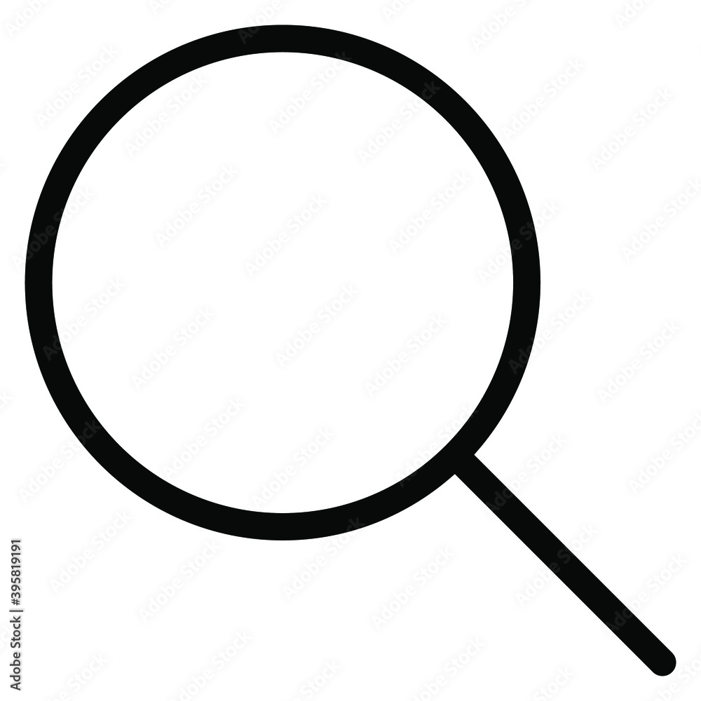 Search icon vector isolated on white background. Web and app ui design icon. Search icon vector isolated on white background. Web and app ui design icon.