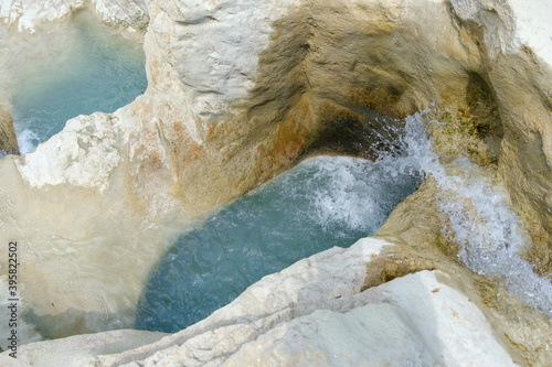 Natural phenomenon water cascades Kotli in Croatia © Vesna