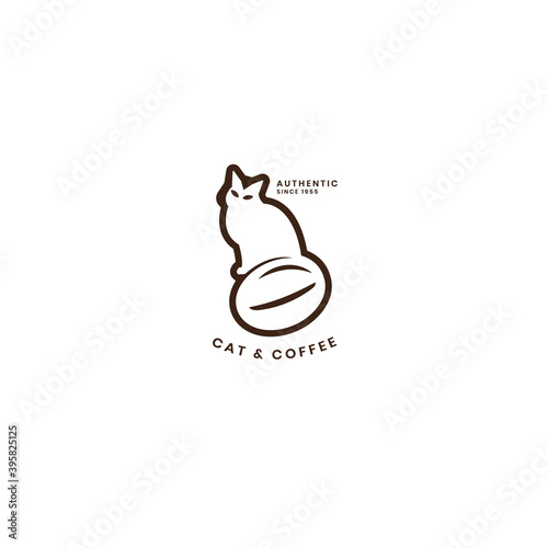 Cat Logo Coffee