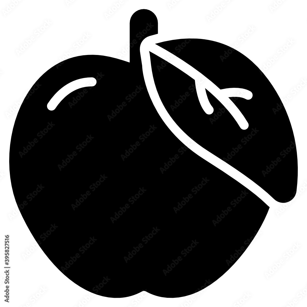 Healthy and delicious fruit, apple vector in flat style
Healthy and delicious fruit, apple vector in flat style