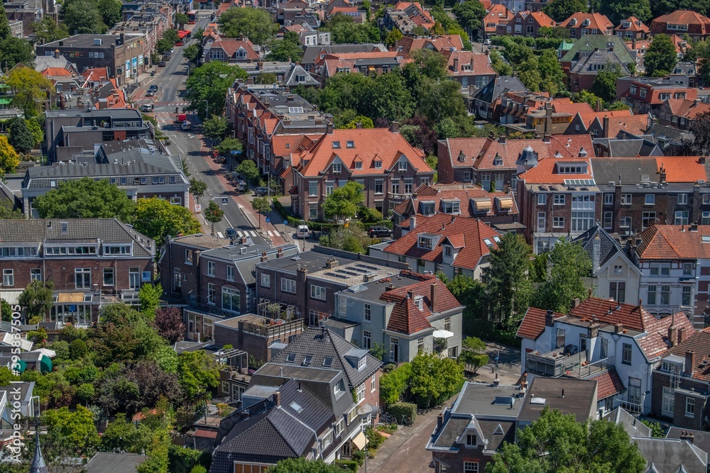 Fototapeta Haarlem, Netherlands view