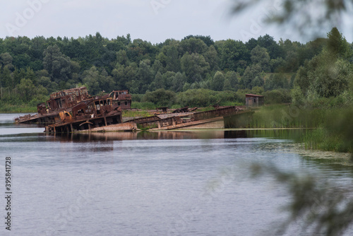 Abandoned ships in Chernobyl