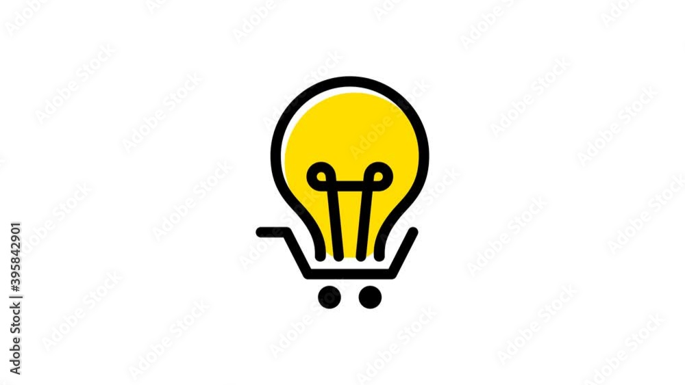 Shopping cart Flat Animated Icon. 4k Animated Icon to Improve Your Project and Explainer Video Shopping cart Flat Animated Icon. 4k Animated Icon to Improve Your Project and Explainer Video