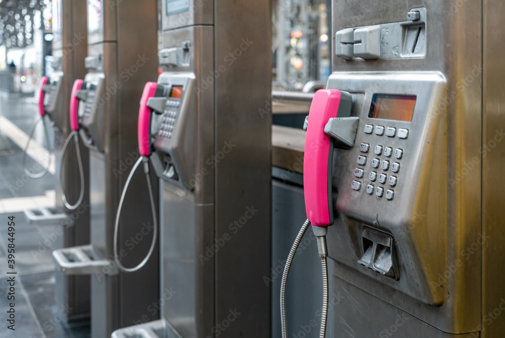 public telephone speaker in a row public telephone speaker in a row