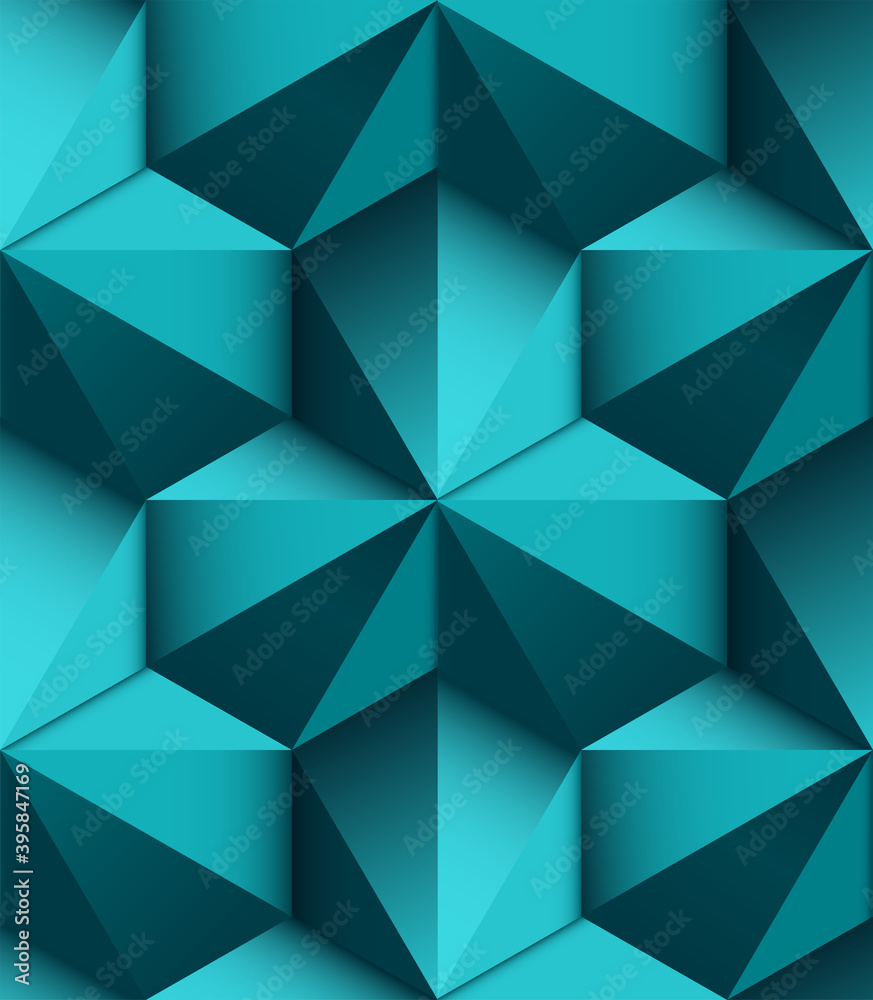Fototapeta premium Abstract 3d background of futuristic surface.