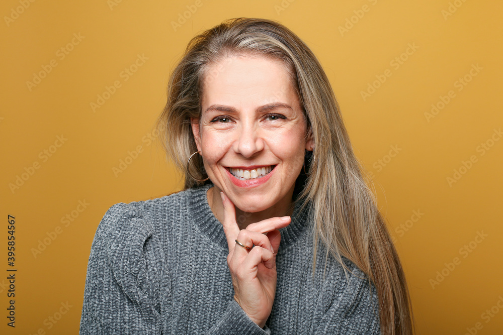 Portrait of a beautiful mature woman Portrait of a beautiful mature woman