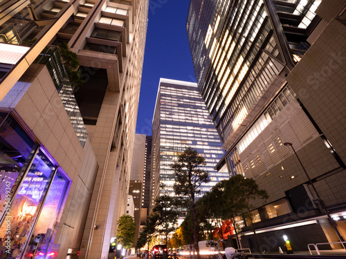 東京都 大手町のオフィスビル街